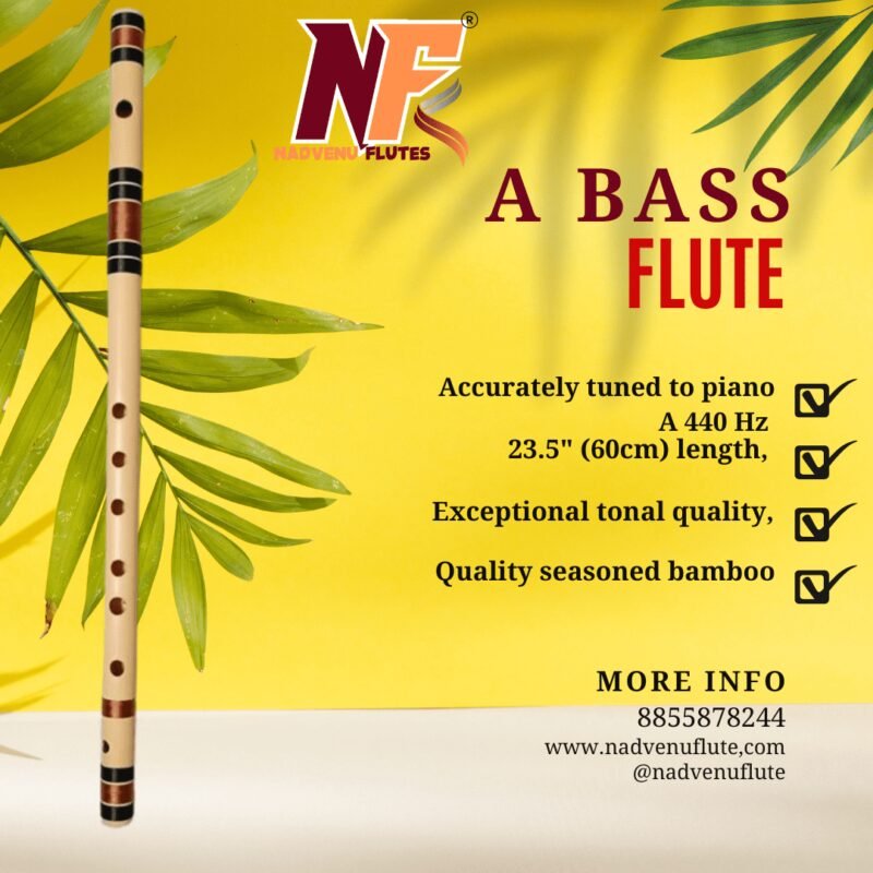 Nadvenu A Bass Premium Bamboo Flute (23")
