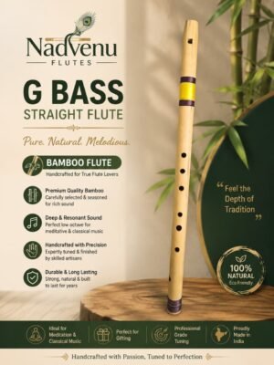 Nadvenu G Bass Straight Flute